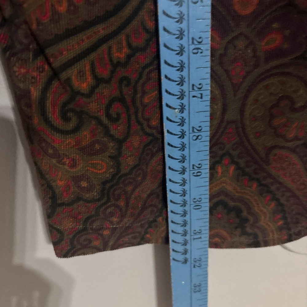 Robert Graham Men's Paisley Corduroy Silk Blazer Sport Coat Jacket Skull‎ Rare - Picture 11 of 16